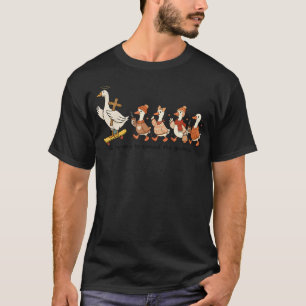 Herbstliche christliche Gans verbreitet das Evange T-Shirt