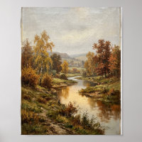 Herbstliche Flusslandschaft I