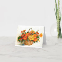 Herbstliche Glückwunschkarte zum Geburtstag