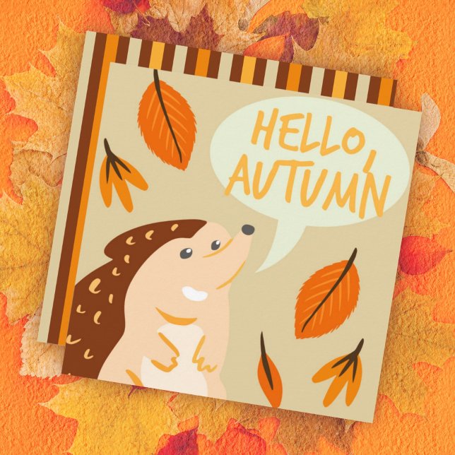 Herbstliche Grüßkarte (Von Creator hochgeladen)