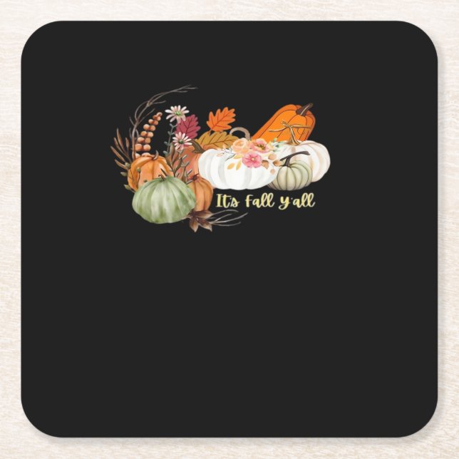 Herbstliche Halloween-Design Angepasst Rechteckiger Pappuntersetzer (Vorderseite)