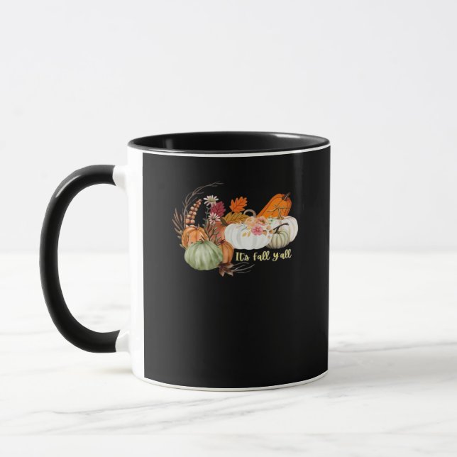Herbstliche Halloween-Design Angepasst Tasse (Links)