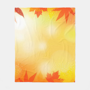Herbstliche Hintergrundfarbe bukee fallen Natur Fleecedecke