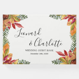 Herbstliche Hochzeiten buchen Gästebuch