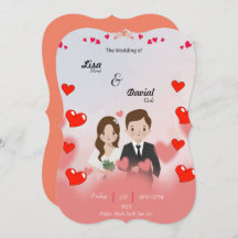 Herbstliche Hochzeitkarte