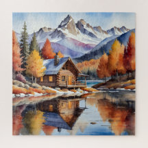 Herbstliche Hütte