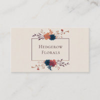 Herbstliche Juwelton-Blumen und Kupferrahmen Elega