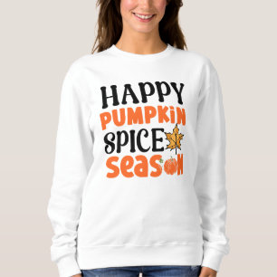 Herbstliche Kürbisgewürz-Saison Sweatshirt