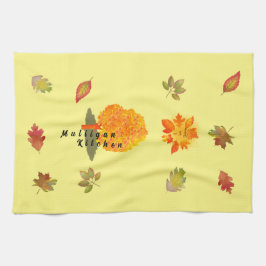 Herbstliche Liebe Geschirrtuch