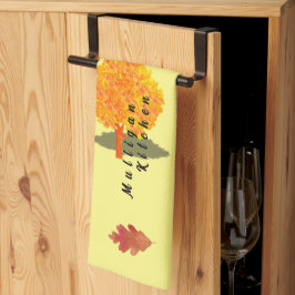 Herbstliche Liebe Geschirrtuch