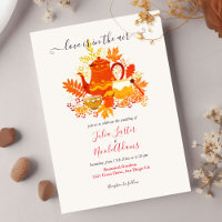 Herbstliche Liebe Lemon Fall Tea Party Hochzeit