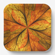 Herbstliche Pflanze, Modernes Abstraktes Fraktal