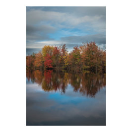 Herbstliche Reflexionen Fotodruck