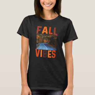 Herbstliche Stimmung Retro Kürbisgewürz Herbstkaff T-Shirt