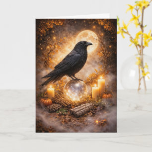 Herbstliche Tagundnachtgleiche Mabon Mystischer Ra Karte