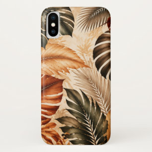 Herbstliche Tropische Monstera Botanische Muster Case-Mate iPhone Hülle