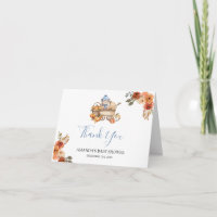 Herbstliche verliebte Bär-Babyparty gefaltet