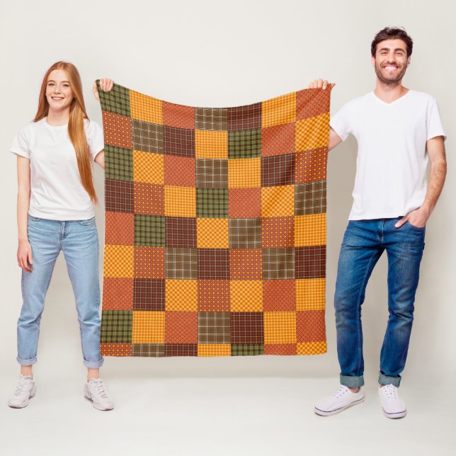 Herbstliche Wohlfühldecke Fleecedecke (Beispiel)