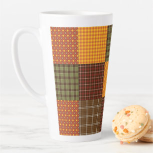 Herbstliche Wohlfühldecke Milchtasse