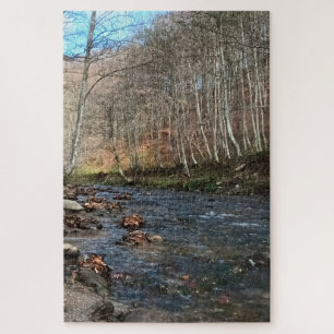 Herbstlicher Gebirgsfluss – Wilde Natur Rumänien