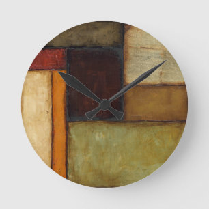 Herbstlicher Impressionist durch Jennifer Runde Wanduhr