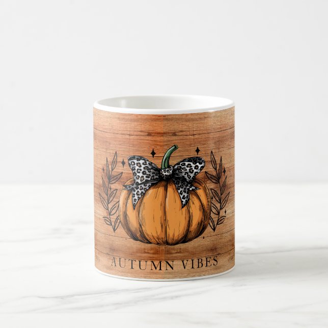 Herbstlicher Kürbis  Kaffeetasse (Mittel)