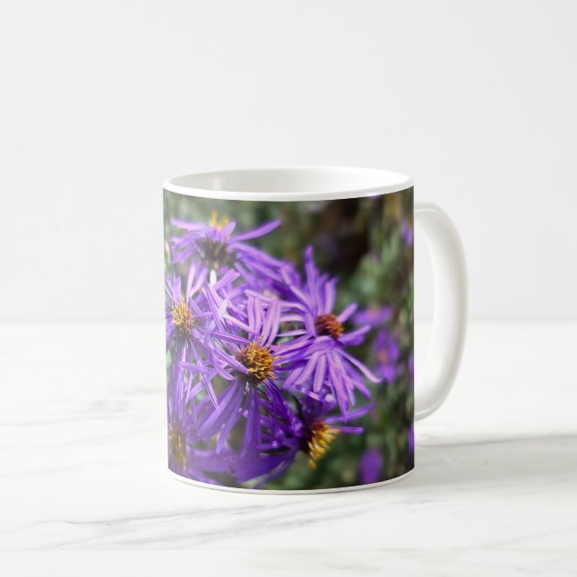 Herbstlicher Purpurglanz Kaffeetasse (VorderseiteRechts)