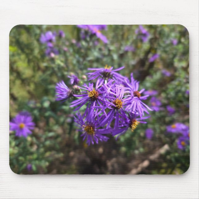Herbstlicher Purpurglanz Mousepad (Vorne)