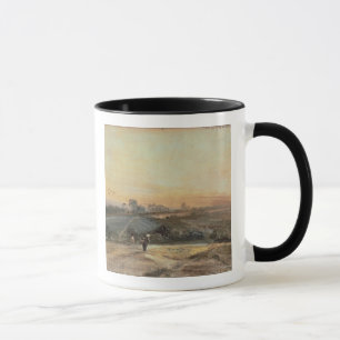 Herbstlicher Sonnenuntergang John Constables   Tasse