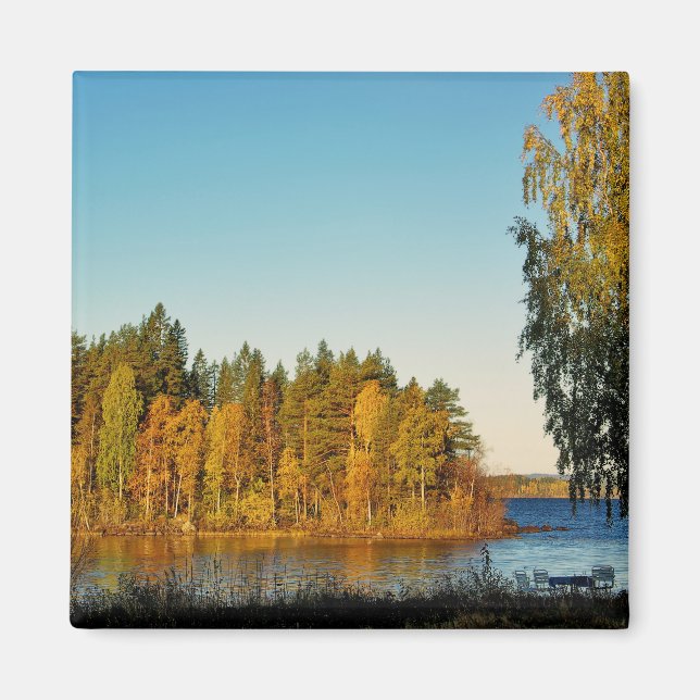 Herbstlicht Magnet (Vorne)