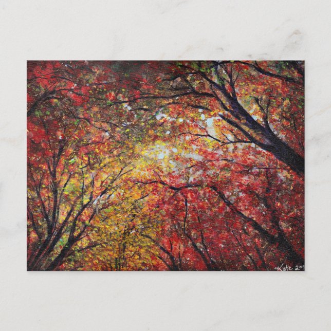 Herbstlicht Postkarte (Vorderseite)