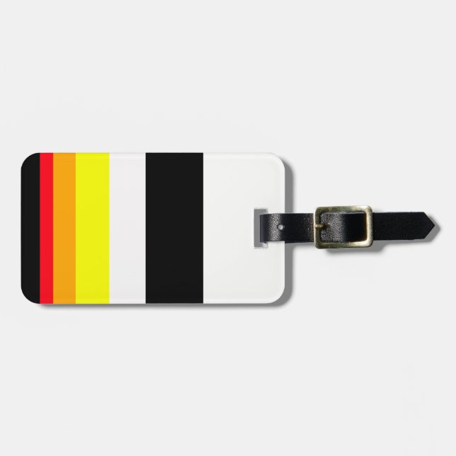 Herbstlinien Gepäckanhänger (Vorderseite horizontal)