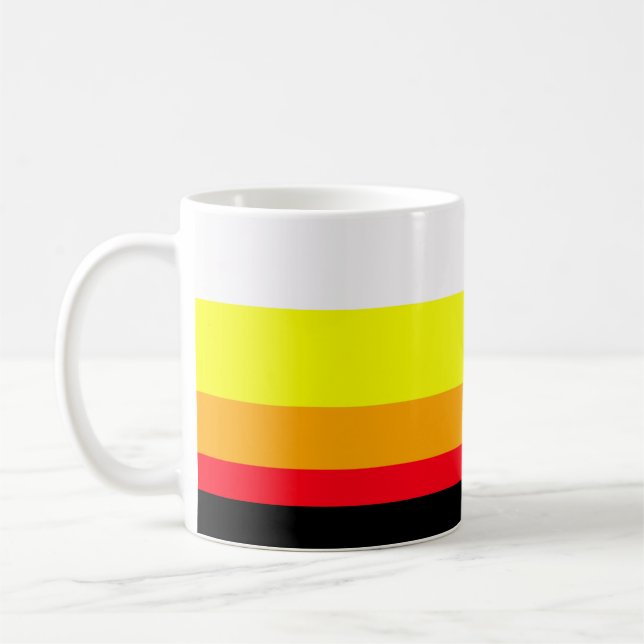 Herbstlinien Kaffeetasse (Links)