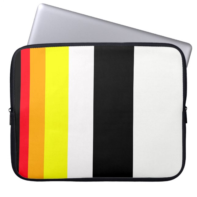Herbstlinien Laptopschutzhülle (Vorderseite)