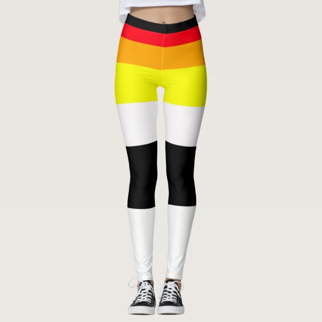Herbstlinien Leggings (Vorderseite)