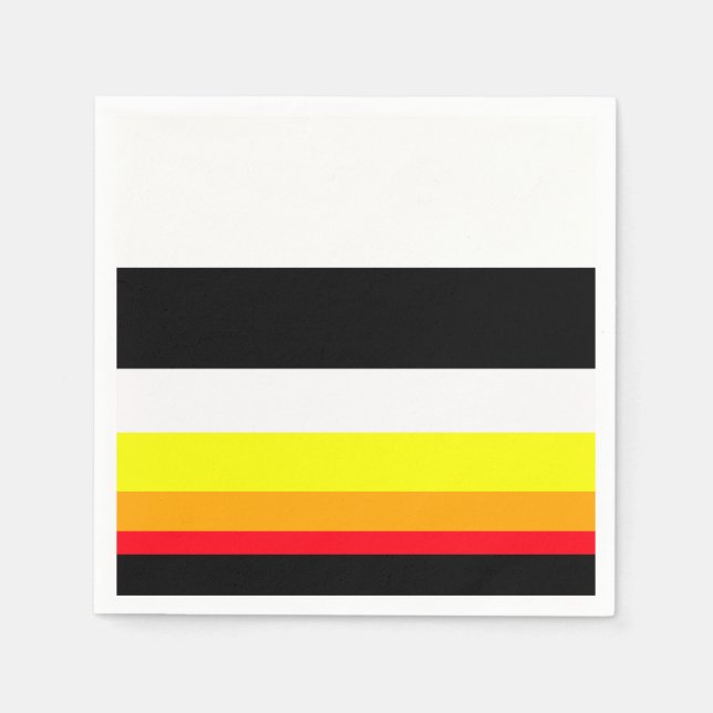 Herbstlinien Serviette (Vorderseite)