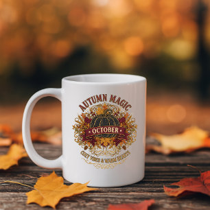 Herbstmagie Oktober Tasse - Gemütlicher Herbst