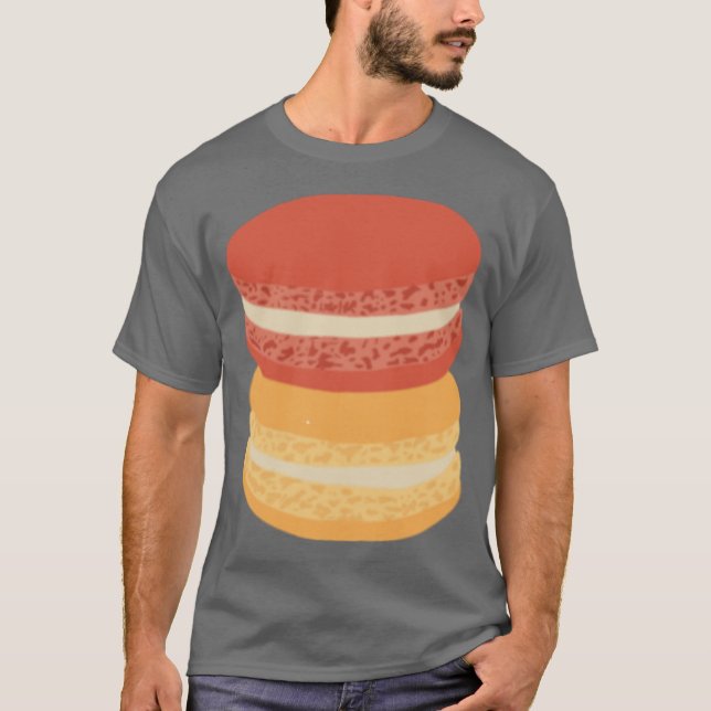 Herbstmakronen Oversized T-Shirt (Vorderseite)