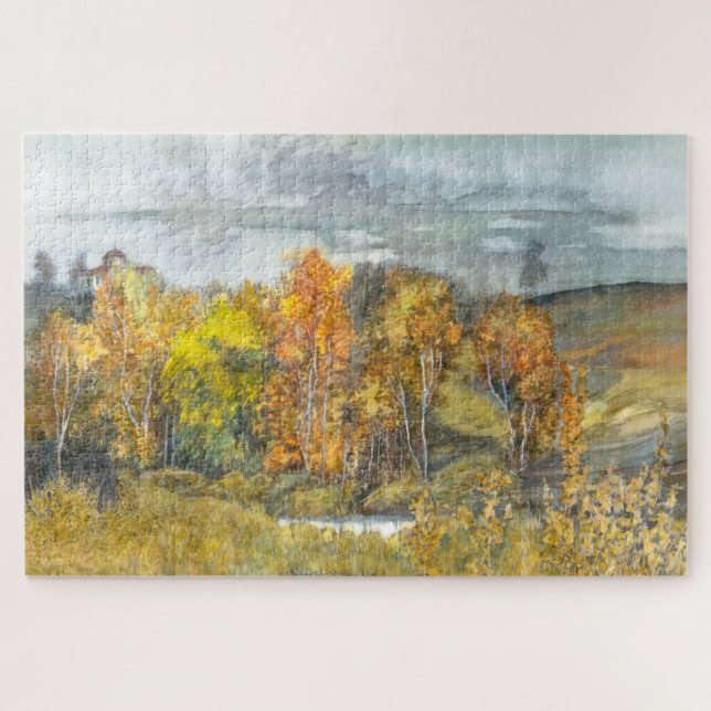 Herbstmalerei Aquarell 300 (Horizontal)