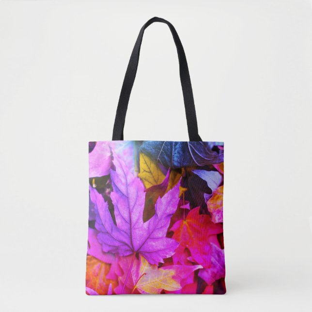 Herbstmapfelbaum Blätter farbenfrohe Herbstlandsch Tasche (Vorderseite)