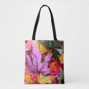 Herbstmapfelbaum Blätter farbenfrohe Herbstlandsch Tasche
