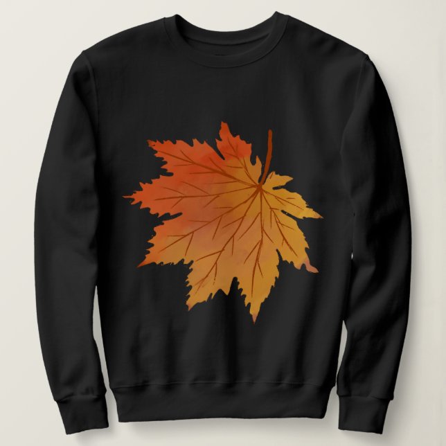 Herbstmapfelleaf T - Shirt - Herbstfarben Mindesta (Design vorne)