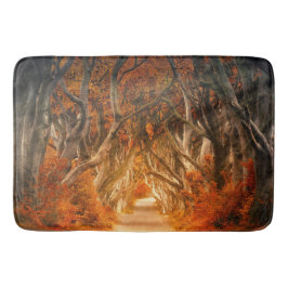 Herbstmapfelwald fällt Wälder Blätter Badematte