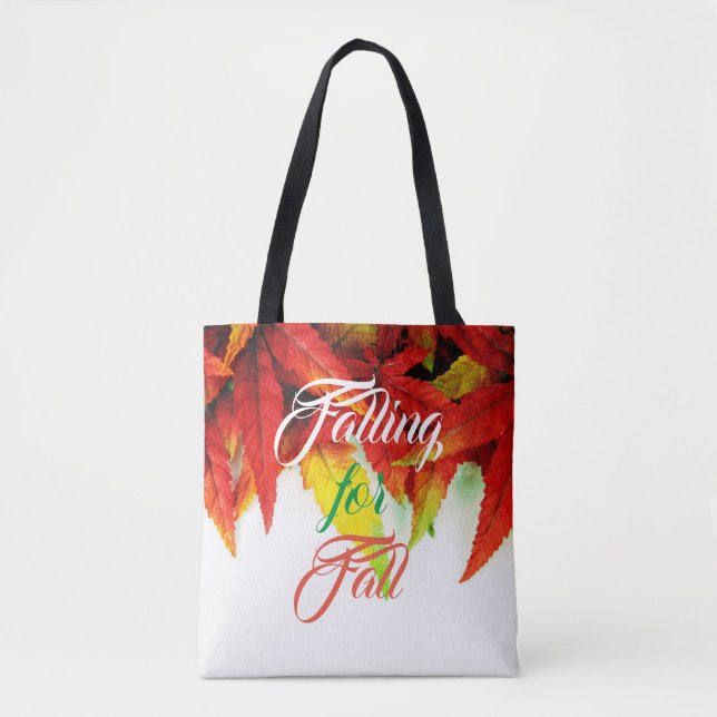 Herbstmaple-Blätter fallen für Herbst Tasche (Vorderseite)