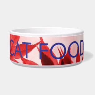 Herbstmaple Cat Food Bowl - saisonal & stilvoll Napf
