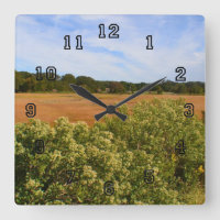 Herbstmarsch-Wall-Uhr