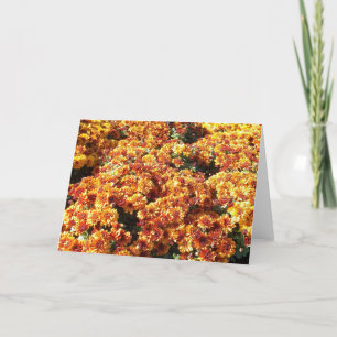 Herbstmassen Feiertagskarte