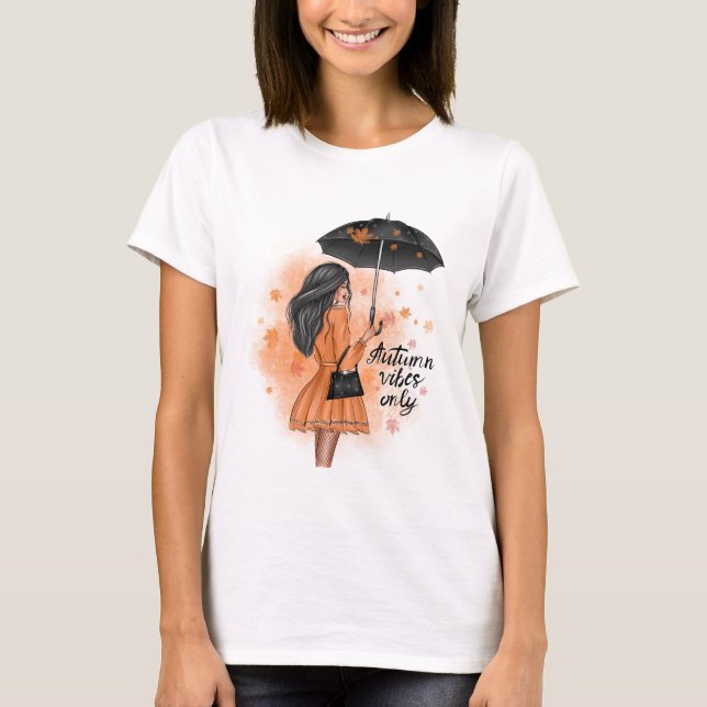 Herbstmäulchen nur fallen Mode T-Shirt (Vorderseite)