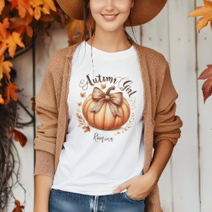 Herbstmäulchen Wasserfarbkürbis T-Shirt