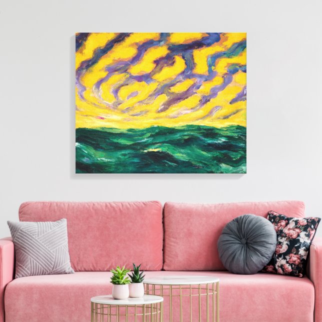 Herbstmeer | Emil Nolde | Leinwanddruck (Insitu (Wohnzimmer))